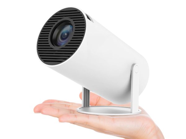 ORIVAST Smart Projector with Android 11.0, Mini Projector with WIFI and Bluetooth, Automatic Keystone Correction 160 ANSI Lumens and Native 720p Decoding 4K Video with Rotated 180 degree Stand