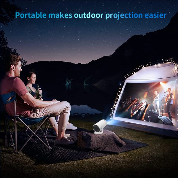 ORIVAST Smart Projector with Android 11.0, Mini Projector with WIFI and Bluetooth, Automatic Keystone Correction 160 ANSI Lumens and Native 720p Decoding 4K Video with Rotated 180 degree Stand - Image 5
