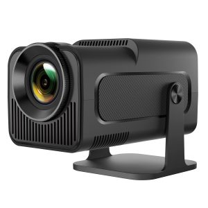 Smart Projector with Android 11.0, 1080P LCD Projector with Dual band WiFi6 + BT5.0 Module, Automatic Keystone Correction 300 ANSI Lumens with Rotated 180 degree Stand